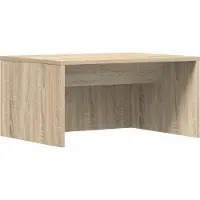 Syfax Wandbureau met opslag Sonoma Eiken 60 x 45 x 30 cm Bewerkt hout