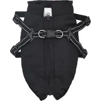 vidaXL Hondenjas Zwart L32 Fleece en polyester