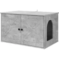 Syfax Kattenhuis Beton 85 x 55 x 50 cm Bewerkt hout