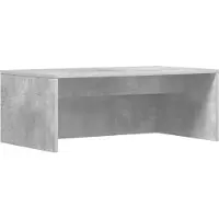 Syfax Wandbureau met opslag Beton Grijs 80 x 45 x 30 cm Bewerkt hout
