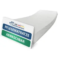 AM Qualitätsmatratzen Standaard zorgmatras 100x200cm - Standaard voor de thuiszorg - 14cm hoogte - Made in Germany - 100 x 200cm