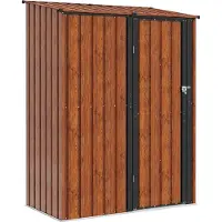 Syfax Tuinhuisjes Bruin 153,5 x 86 x 200 cm Metaal