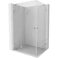 Mexen Lunar Duo draaideur douchecabine links 105 x 80 cm, transparant, chroom - 834-105L-080P-01-00