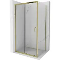 Mexen Apia schuifdouchecabine 105 x 70 cm, transparant, goud - 840-105-070-50-00
