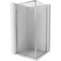 Mexen Exo opvouwbare douchecabine 70 x 70 cm, transparant, chroom - 816-070-070-01-00