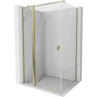 Mexen Mist T draaideur douchecabine 70 x 85 , transparant, goudkleurig - 8A4T-070-085-50-00