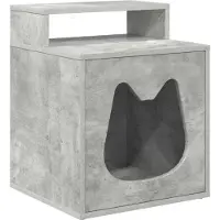 Syfax Kattenhuis Beton 42,5 x 40 x 53,5 cm Bewerkt hout
