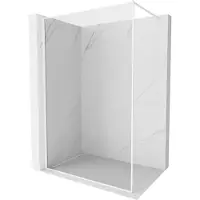 Mexen Kioto-XF Douchewand Walk-in met frame 110 x 202 , transparant 10 mm, wit - 800-110-104-20-00-X