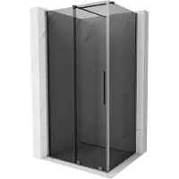 Mexen Velar schuifdouchecabine 130 x 90 , grafiet, gun metal - 871-130-090-41-95