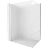 Mexen Kioto-X Walk-in douchewand 70 x 200 , matglas 10 mm, wit - 800-070-101-20-30-X