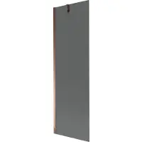 Mexen Next badwand met 1 paneel 60 x 150 , grafiet, roze goud - 895-060-000-00-40-60