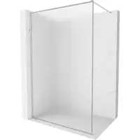 Mexen Kioto-F douchewand Walk-in met frame 80 x 202 , matglas 8 mm, chroom - 800-080-104-01-30