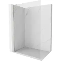 Mexen Kioto-X L douchewand Walk-in 70 x 200 , transparant 10 mm, geborsteld nikkel - 800-070-107-97-00-X