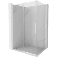 Mexen Rox L douchecabine schuifdeur 90 x 95 , transparant, wit - 8C2L-090-095-20-00