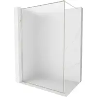 Mexen Kioto-F douchewand Walk-in met frame 70 x 202 , matglas 8 mm, geborsteld nikkel - 800-070-104-97-30