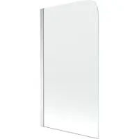 Mexen Felix badscherm 1-delig 70 x 140 , transparant, chroom - 890-070-001-01-00
