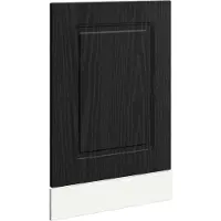 vidaXL Vaatwasserpaneel Kalmar Zwart Eiken 45 x 1,5 x 57 cm