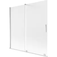 Mexen Velar douchewand 2-delig schuifbaar 160 x 150 cm, mat, chroom - 896-160-000-31-01