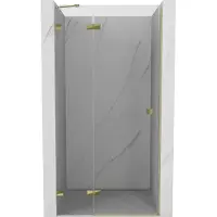 Mexen Lunar draaideur douche links 110 , transparant, goud - 834-110-000-50-00-L