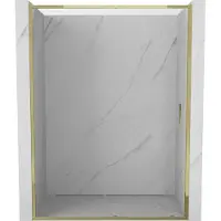 Mexen Exo schuifdouchedeur 140 , transparant, goud - 8151-140-000-50-00