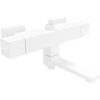 Mexen Cube thermostatische bad-douchekraan, wit - 77910-20