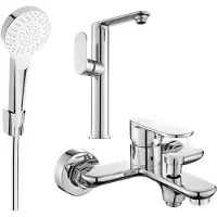 Mexen Milo R05 badkuipset, chroom - 713153R05-00