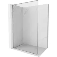 Mexen Kioto-F L Douchewand Walk-in met Frame 90 x 202 , Transparant 8 mm, Chroom - 800-090-174-01-00