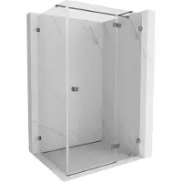 Mexen Lunar T douchecabine rechts scharnierend 115 x 110 , transparant, gun metal - 834T-115-110-95-00-P