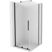 Mexen Velar schuifdouchecabine 90 x 90 , mat, zwart - 871-090-090-31-70