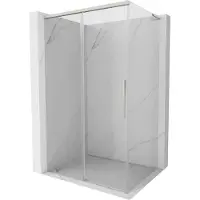 Mexen Rox L schuifdouchecabine 110 x 70 , transparant, geborsteld nikkel - 8C2L-110-070-97-00