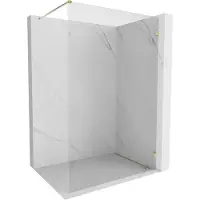 Mexen Lunar douchewand Walk-in rechts 60 x 200 , transparant 8 mm, goud - 830-060-000-50-00-P