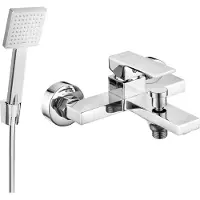Mexen Uno R45 badkraan met doucheset, chroom - 7143R45-00