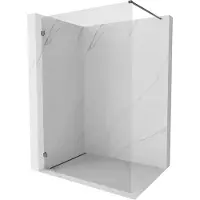 Mexen Lunar douchewand Walk-in links 160 x 200 , transparant 8 mm, geborsteld geweergrijs - 830-160-000-66-00-L