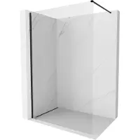Mexen Kioto-X douchewand Walk-in 130 x 200 , transparant 10 mm, zwart - 800-130-101-70-00-X