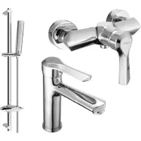Mexen Sabre DB72 douchegarnituur, chroom - 72104DB72-00