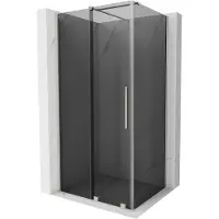 Mexen Velar schuifdouchecabine 120 x 100 , grafiet, geborsteld nikkel - 871-120-100-41-97