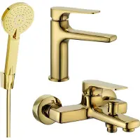 Mexen Lynx R40 badkuipset, goud - 745903R40-50