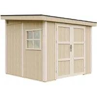 Timbela M938B - LP SmartSide Tuinhuis op houtbasis - 5,9 m² - 248x294xH231 cm - zonder vloer en zijwand (totaal 3 wanden)