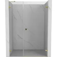 Mexen Lunar-B douchedeur draaiend rechts 115 , transparant, goud - 832S-115-050-50-00-P