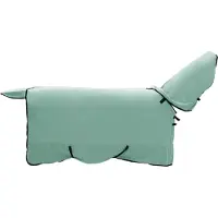 vidaXL Paardendeken Bijzondere Groen 135 cm Polyester Fleece