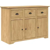 Syfax Dressoir BODO Honingbruin 115,5 x 44 x 80 cm Bewerkt hout
