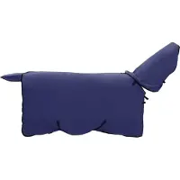 vidaXL Paardendeken Marineblauw 95 cm Polyester