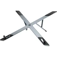 Forcell , Opvouwbare laptopstandaard Fold Stand X Pro Kruisstructuur, Grijs