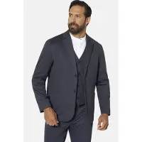 Jan Vanderstorm Comfort Fit Blazer zwart, Effen