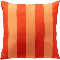 Textino APOLLO - kussenhoes outdoor 45x45 cm - gestreept - Cherry Tomato - rood, oranje