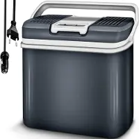 Mira MIRAElektrische Koelbox - 40 Liter Koelbox Elektrisch 12V 230 Volt - Koelbox Auto - Grijs - 25cm x 40cm x 42cm