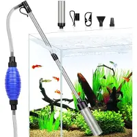 Mira MIRAAquarium Stofzuiger - Bodemreiniger - Gravel Cleaner – Blauw - 42cm x 15cm x 7cm
