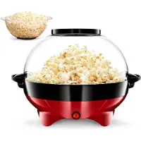 Mira Popcornmachine - Popcornmachine - Popcornmachine Princess - Rood - 33cm x 30cm x 12cm