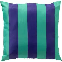Textino APOLLO - kussenhoes outdoor 45x45 cm - gestreept - Vivid Green - groen, blauw