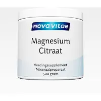 Nova vitae - Magnesium Citraat - Puur - Poeder - 500 gram